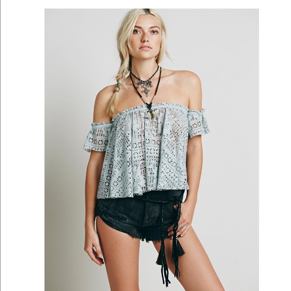 Free people lace top